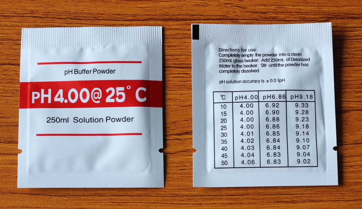 PH Powder Calibration Solution pH4.00, pH4.01, pH6.86, pH7.00, pH9.18 ...