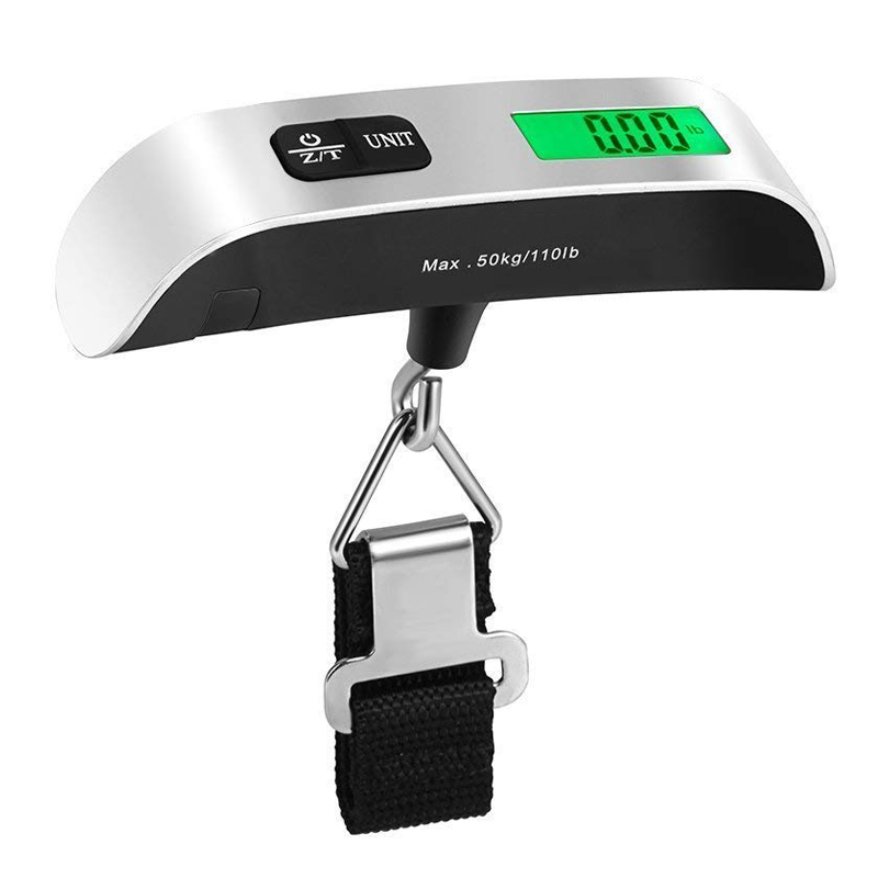 YHGY-014 50kg110lb Digital Electronic Luggage Scale Portable Suitcase Scale  Handled Travel Bag Weighting Fish Hook Hanging Scale,Scale