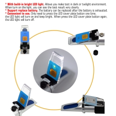LED-RHB-90 ATC Honey 58-90%Brix 38-43Be 12-27%Water optical refractometer