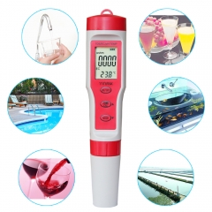YH-9908 TDS/PH/EC/Temperature Meter 4 in 1 Digital Water Quality Monitor Tester for Pools, Drinking Water, Aquariums