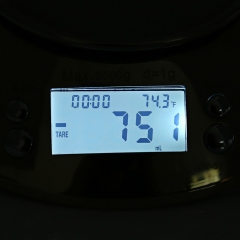 YH-DS402 5kg Digital Kitchen Scale Stainless Steel Food Libra Weight Sensor LCD Electronic Kitchen Scales Alarm Timer Weight Sensor Bowl