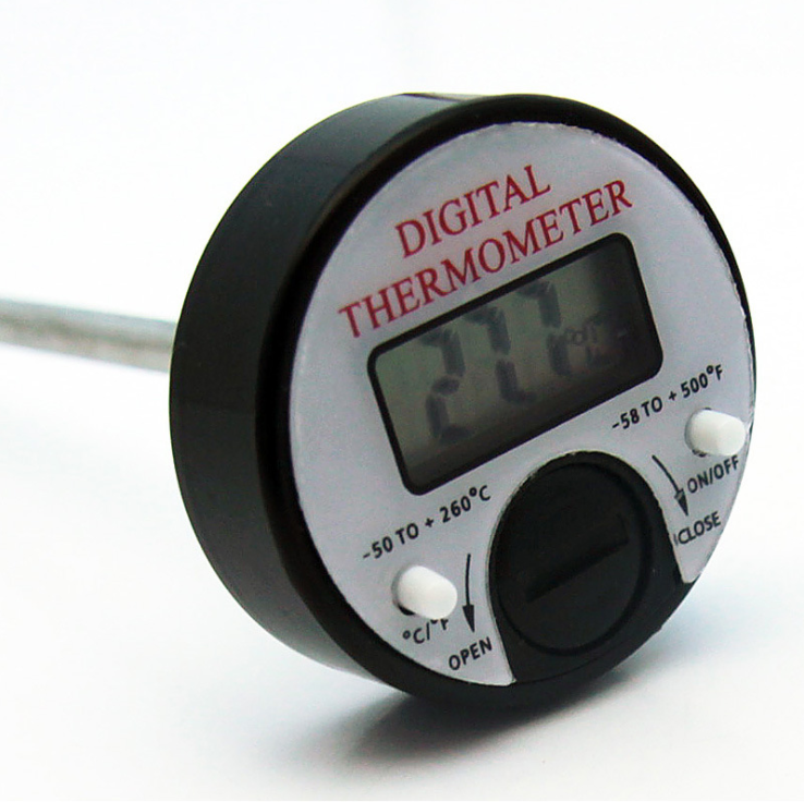 Temperature Testing Cooking Digital stainless steel long probe bbq cooking temperature testing food ...