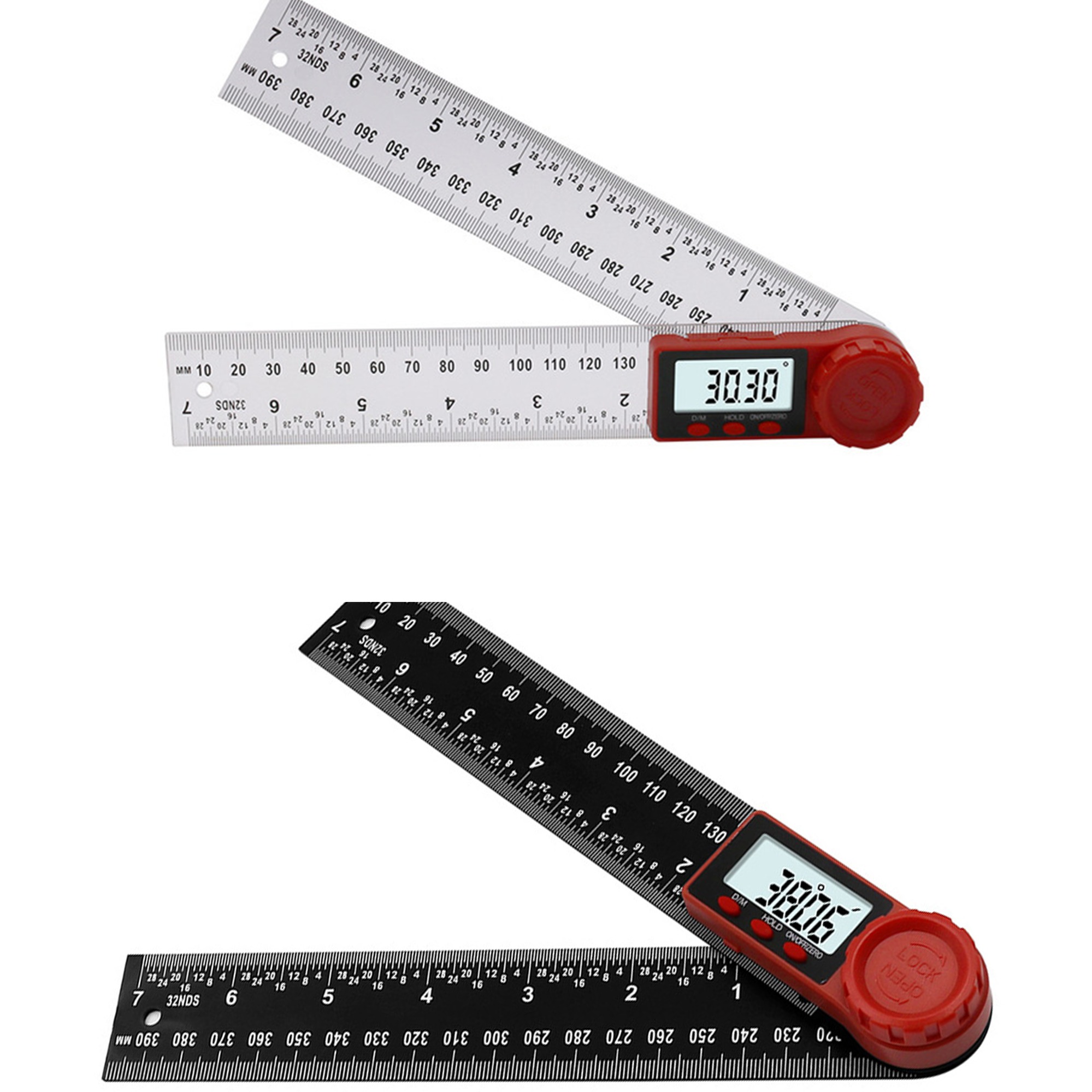 200mm 300mm digital instrument angle inclinometer angle digital scale ...
