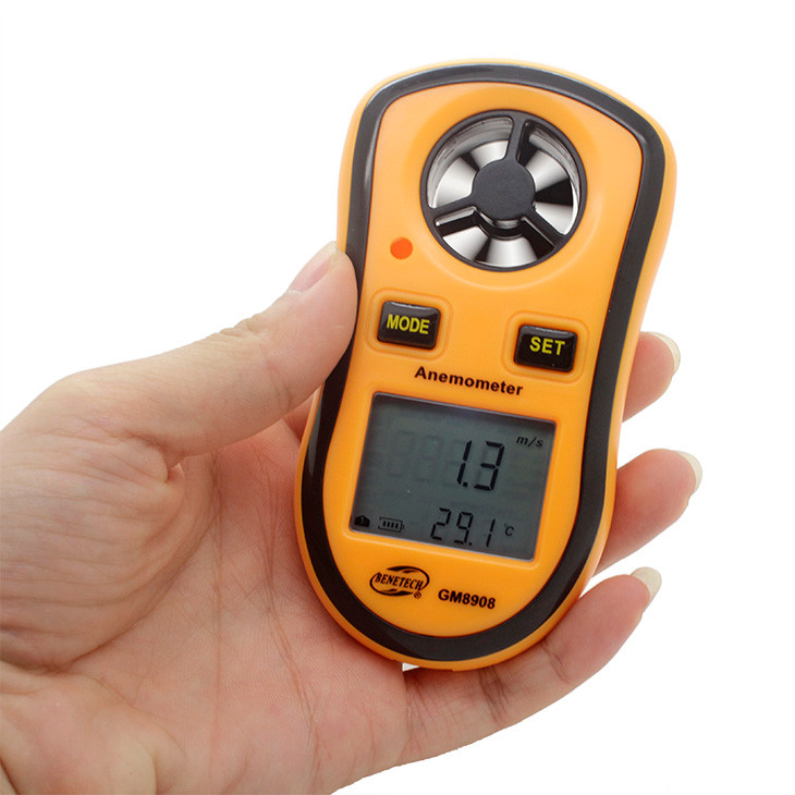 Gm8908 Anemometer digital anemometer high precision wind grade tester ...