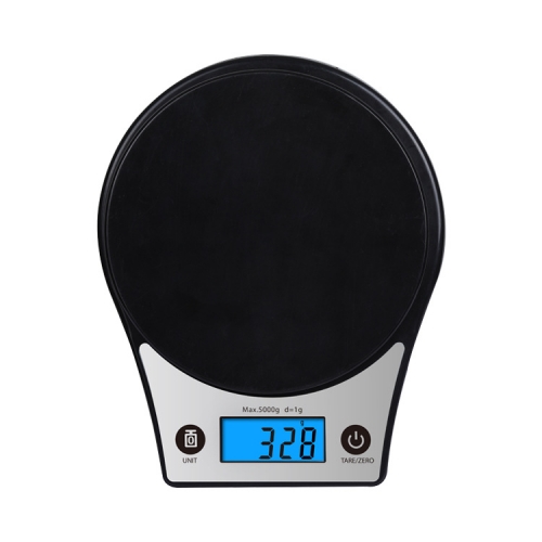 Round Food Scale Round Design Digital Balance Plastic Platform Kitchen Food Weight Scale ...