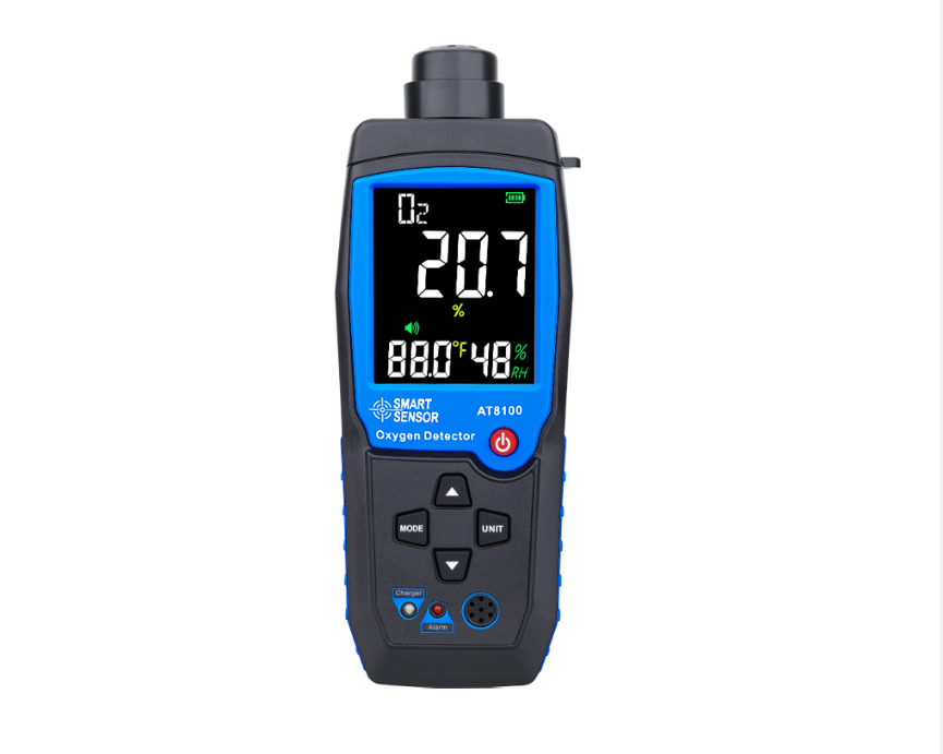 Indoor O2 Sensor Smart Sensor Digital Oxygen Meter O2 Gas Detector Sound Light Alarm Gas ...