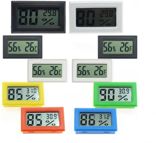 5 PCS Mini Digital LCD Indoor Temperature Humidity Meter Thermometer Hygrometer