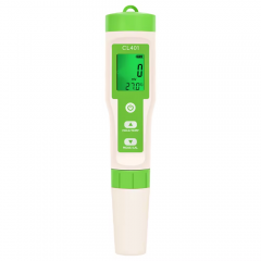 CL401 4 In 1 Water Quality Tester Multifunctional Test Pen CL ORP H2 TEMP Detector Residual Chlorine Meter With Backlight