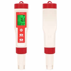 CL501 5 in 1 Water Quality Tester PH CL ORP H2 TEMP Chlorine Tester Water Quality Detector With Backlight