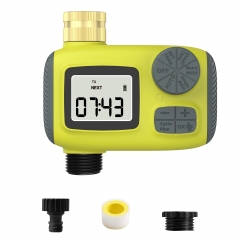 Sprinkler Timer Outdoor for Garden,2024 Release Water Timer for Garden Hose Brass Inlet Hose Timer, Irrigation Timer with Rain Delay/Manual for Garden/Lawn/Yard Watering System