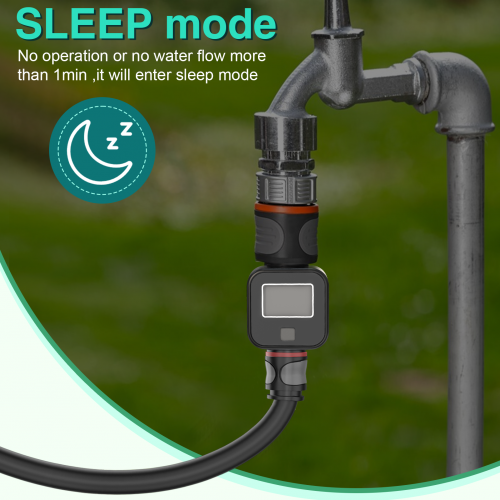 Garden Hose Water Flow Meter