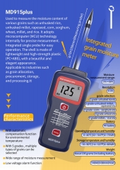MD915plus Moisture Meter Grain Hygrometer analyzer