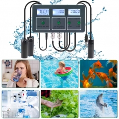 PH-W218 Tuya WiFi 8 in 1 Digital PH/TEMP/ORP/PPM/EC/SALT/S.G/CF Online Water Quality Tester PH Test Meter Laboratory Pool Water Tester