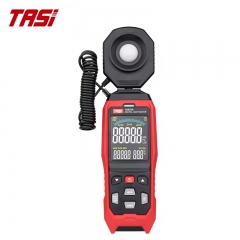 TASI TA632A Digital Lux Meter High-Precision Auto-Switch 130cm Industrial Light Probe 0.01-200,000 Electronic 220V 1 Year