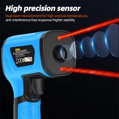 IR05 -50-1200C Pyrometer Infrared Thermometer Gun Temperature Measurement Electronic Hygrometer Digital Thermometer for Industry