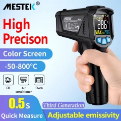 IR02A Laser Thermometer -50~800 Degree Non-Contact Meter Imager Digital Temperature Controller IR LCD Thermometer
