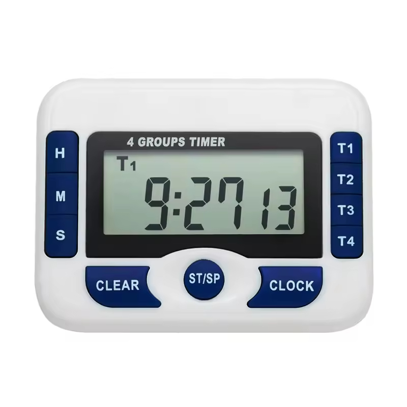 CH-702 4 Groups of Timer With Clock Suitable for Kitchen Cooking With ...