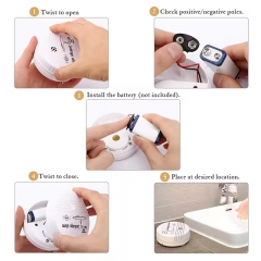 SFL-206-S1 Home Use Water Leakage Alarm Detector, Household Water Leak Monitor Drainage Alert Device