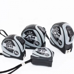 BA201 Rubber Coat 5m 3m 7.5m 10m Retractable Metal Metric Tape Measure Industrial Promotional Custom Measuring Tape