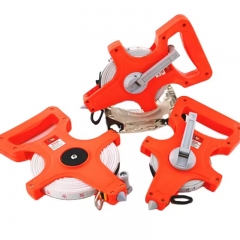 SJ004 30m 50m100m PVC Waterproof Engineering Construction Soft Long Measuring Tape Fiberglass Tape Measure