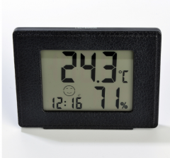 TTH-02 Hygrothermograph Digital LCD Alarm Clock Baclight