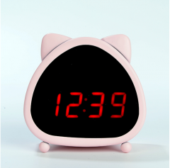 HX-905 Mouse Shape Student LED Alarm Clock Tabe Clock Gift