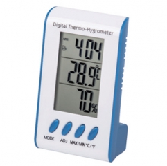 SH-189 Time and date alarm system digital temperature and humidity meter