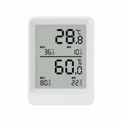 TH-2 Digital LCD Thermometer and Humidity Weather Station Plastic Indoor Hygrometer for Temperature and Humidity Monitoring