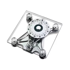 MG05 120KG Weighing Non-Slip Leather Pad Mechanical Scale Household Scales for Measuring Human Body Weight Bathrooms