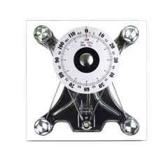 MG05 120KG Weighing Non-Slip Leather Pad Mechanical Scale Household Scales for Measuring Human Body Weight Bathrooms