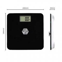 NS-A1 Latest High-Precision Battery-Free Body Scale Self-Generating with LCD Display for Measuring in Kilograms Hot Products