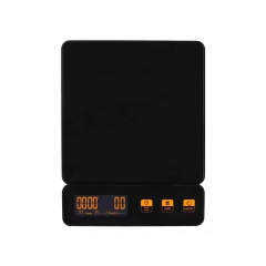 NS-CF33 2kg/3kg 0.1g LED Timer USB Coffee Weighing Scale with Tray Electronic Coffee Scale