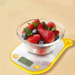 NS-K31 5kg/10kg/15kg/2g Stainless Steel Waterproof Cooking Scale Household Food Baking Scale Rectangle Wall Mounted Kitchen Scale
