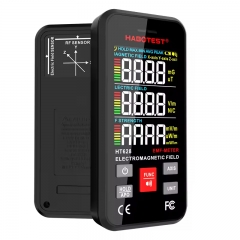 HABOTEST HT628A Electromagnetic Radiation Tester Portable Handheld Portable Radio Frequency Field Tester USB Charge EMF Meter