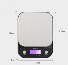 WH-B23 10kg/1g 5kg/0.1g Precision Digital Scale LED Portable Electronic Kitchen Scales Food Balance Measuring Weight Scale
