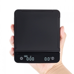 CS-06 3kg/0.1g Waterproof USB Charging Coffee Scale Measures Coffee with Accuracy-Power Source Battery Food Scale