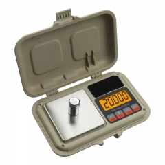 BIO-B-20 20g/0.001g Compact Digital Pocket Scale LCD Backlight with Resolution ABS Material Jewelry Weight Measurement Battery Capacity