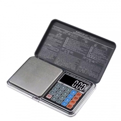 DP-01A PORTABLE Multi-functional digital Scale Mini Jewelry Scale with Calculator 0.01g Precision Steel Herb & Medicine Scale 1g Accuracy Display