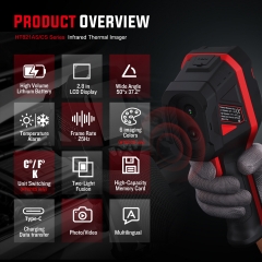 HT821AS -20°C~550°C High-Resolution Handheld Precision Infrared Thermal Imager Power Failure Floor Heating Leak Detector