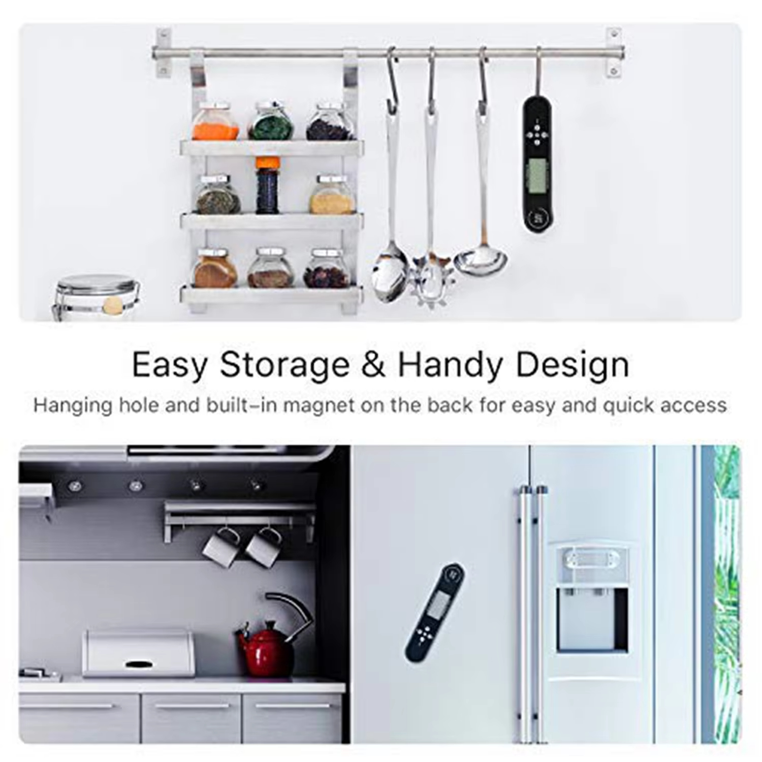 CH-209 Digital Instant Read Plastic Meat Thermometer IP66 Waterproof ...