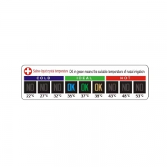STK- 22A Wholesale Custom Saline Thermometer Sticker Nasal Irrigator Thermometer Sticker