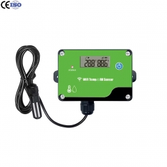 Temp-WF502B Wireless Wall Mounted LCD Display Temperature Sensor Wifi Temperature Sensor with Probe