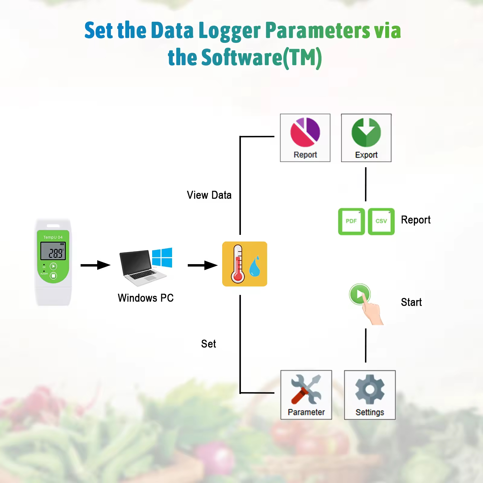 TempU04 USB Multi Use Data Logger Temperature Monitoring Cold Chain ...