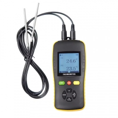 PTD602 Industrial Grade Probe Industrial Thermometers Digital Dual Channel Temperature Data Logger