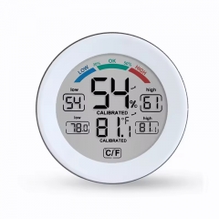 YZ0115 Round Shape Digital Thermometer Hygrometer Weather Station
