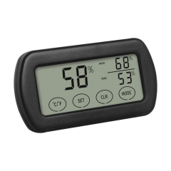 DTH-115 High Low Temperature and Humidity Alert Function Digital Thermometer Hygrometer with Touch Screen