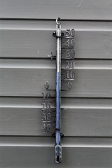 YH-311520 Big Gardem Digital Wall Mounted Zinc Alloy Thermometer Metal Garden Thermometer Indoor Outdoor Thermometer