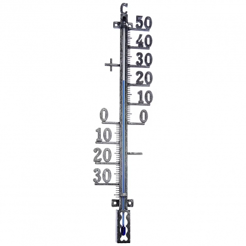 YH-311520 Big Gardem Digital Wall Mounted Zinc Alloy Thermometer Metal Garden Thermometer Indoor Outdoor Thermometer