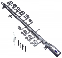 YH-311520 Big Gardem Digital Wall Mounted Zinc Alloy Thermometer Metal Garden Thermometer Indoor Outdoor Thermometer