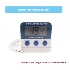 SH-171 Mini Wired ABS Refrigerator Thermometer Indoor and Outdoor Digital Thermometer with Alarm Function OEM Supported